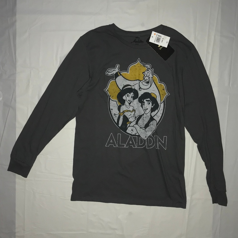 Disney Mens Aladdin Graphic Tee
